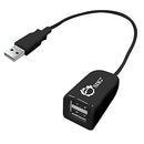 Siig USB 2.0 2-Port Hub 480 Mbit/s Black