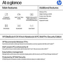 HP EliteBook 6 G1i 14 inch Notebook AI PC Wolf Pro Security Edition Silver