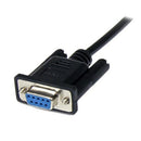 StarTech.com SCNM9FM1MBK serial cable Black 39.4" (1 m) DB-9