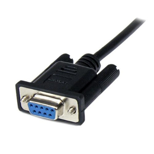 StarTech.com SCNM9FM1MBK serial cable Black 39.4" (1 m) DB-9