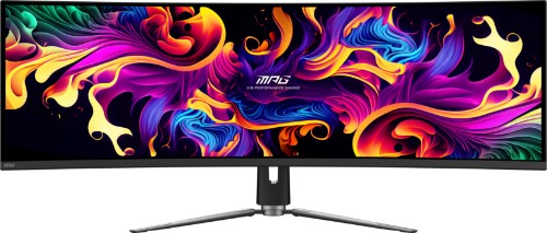 MSI MPG 491CQPX QD-OLED computer monitor 49" 5120 x 1440 pixels Dual QHD Black