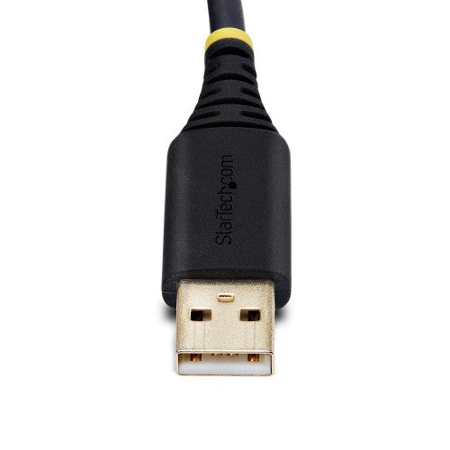 StarTech.com 1P6FFCN-USB-SERIAL serial cable Black 78.7" (2 m) USB Type-A DB-9