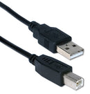QVS CC2209C-06 USB cable USB 2.0 70.9" (1.8 m) USB A USB B Black
