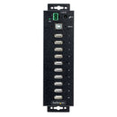 StarTech.com USB210AIND-USB-A-HUB interface hub USB 2.0 Type-B 480 Mbit/s Black