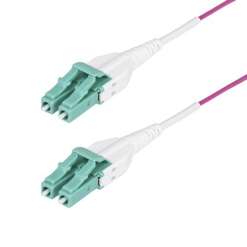 StarTech.com OM4RLCLC3M InfiniBand/fibre optic cable 118.1" (3 m) LC OFNR Violet