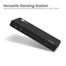 Siig JU-DK0811-S1 laptop dock/port replicator Wired USB 3.2 Gen 1 (3.1 Gen 1) Type-C Black
