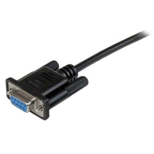 StarTech.com SCNM9FF1MBK serial cable Black 39.4" (1 m) DB-9