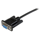 StarTech.com SCNM9FF2MBK serial cable Black 78.7" (2 m) DB-9