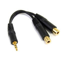 StarTech.com MUY1MFF audio cable 5.91" (0.15 m) 3.5mm 2 x 3.5mm Black