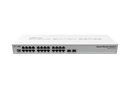 Mikrotik CRS326-24G-2S+RM 24 Gigabit port switch with 2 x SFP+ cages in 1U rackmount case, Dual boot (RouterOS or SwitchOS)