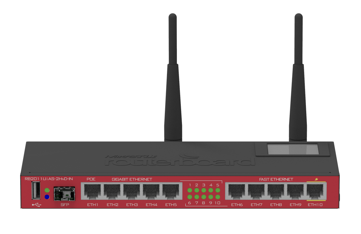 Mikrotik Routerboard RB2011UiAS-2HnD-IN Sfp Port plus 10 Port Ethernet