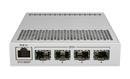 MikroTik 5-Port Desktop Switch, 1 Gigabit Ethernet Port, 4 SFP+ 10Gbps Ports (CRS305-1G-4S+IN)
