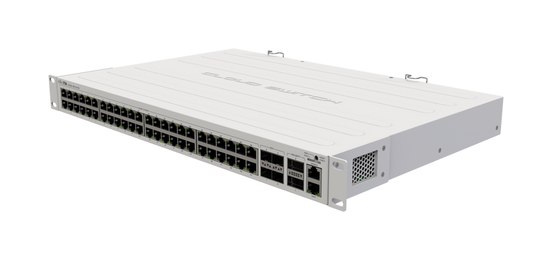 MikroTik CRS354-48G-4S+2Q+RM Best price and best performance on the market – this 48 port switch will rock any setup, including 40 Gbps devices