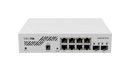 Mikrotik CSS610-8G-2S+IN Eight 1G Ethernet ports and two SFP+ ports for 10G fiber connectivity. Portable, powerful and extremely cost-effective