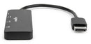Rocstor Y10A314-B1 interface hub DisplayPort Black