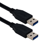 QVS CC2229C-03BK USB cable USB 3.2 Gen 1 (3.1 Gen 1) 35.4" (0.9 m) USB A Black