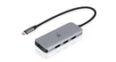 iogear GUD3C8K2P notebook dock/port replicator Wired USB Type-C Gray