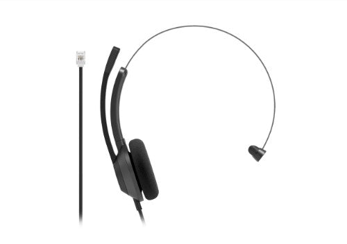 Cisco HS-W-321-C-RJ9 headphones/headset Wired Head-band Office/Call center Black