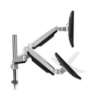 Siig CE-MT2X11-S1 monitor mount / stand 32" Desk Gray