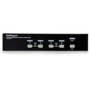 StarTech.com StarView 4-Port DVI USB KVM switch Black