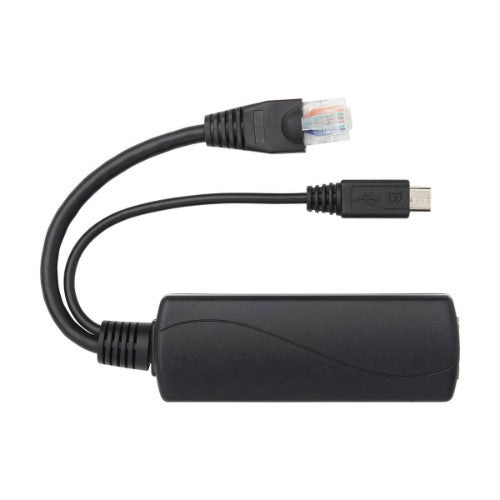 Tripp Lite NPOE-SPL-G-5VMU cable gender changer RJ-45 RJ-45, Micro-USB Type-B Black