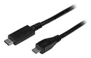 StarTech.com USB2CUB1M USB cable USB 2.0 39.4" (1 m) USB C Micro-USB B Black