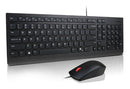 Lenovo 4X31R64400 keyboard Mouse included Universal USB US English Black