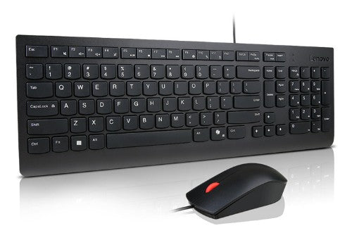 Lenovo 4X31R64400 keyboard Mouse included Universal USB US English Black