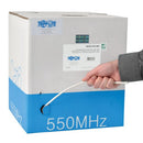 Tripp Lite N222-01K-WH networking cable White 12000" (304.8 m) Cat6 U/UTP (UTP)