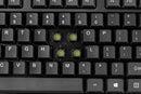 Adesso WKB-1320CB keyboard Mouse included Home RF Wireless QWERTY Black
