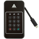 Apricorn Aegis NVX 500 GB USB Type-C 3.2 Gen 1 (3.1 Gen 1) Black