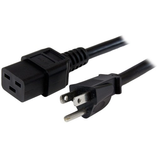 StarTech.com PXT515C19146 power cable Black 70.9" (1.8 m) NEMA 5-15P C19 coupler