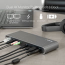 StarTech.com TB3DK2DPPD laptop dock/port replicator Wired USB 3.2 Gen 1 (3.1 Gen 1) Type-C Black, Gray