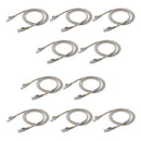 StarTech.com N6PATCH3GR10PK networking cable Gray 36" (0.914 m) Cat6 U/UTP (UTP)