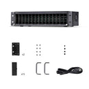 StarTech.com MCM15-MEDIA-CHASSIS network equipment chassis Black