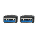 Tripp Lite U320-006-BK USB cable USB 3.2 Gen 1 (3.1 Gen 1) 70.9" (1.8 m) USB A Black