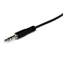 StarTech.com MU2MMFS audio cable 78.7" (2 m) 3.5mm Black