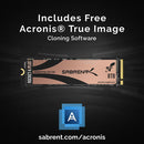 Sabrent Rocket 4 Plus M.2 8000 GB PCI Express 4.0 TLC NVMe