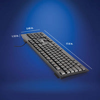 Verbatim 70735 keyboard Universal USB QWERTY Black
