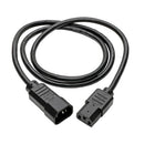 Tripp Lite P004-003 power cable Black 35.8" (0.91 m) C14 coupler C13 coupler