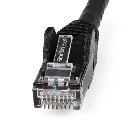StarTech.com N6LPATCH6INBK networking cable Black 5.91" (0.15 m) Cat6 U/UTP (UTP)