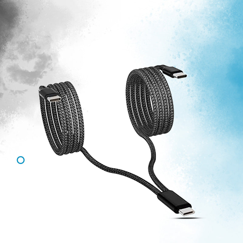 2-Pack 4FT Dual USB-C Splitter Cable - For iPhone 15, iPad, Samsung & More