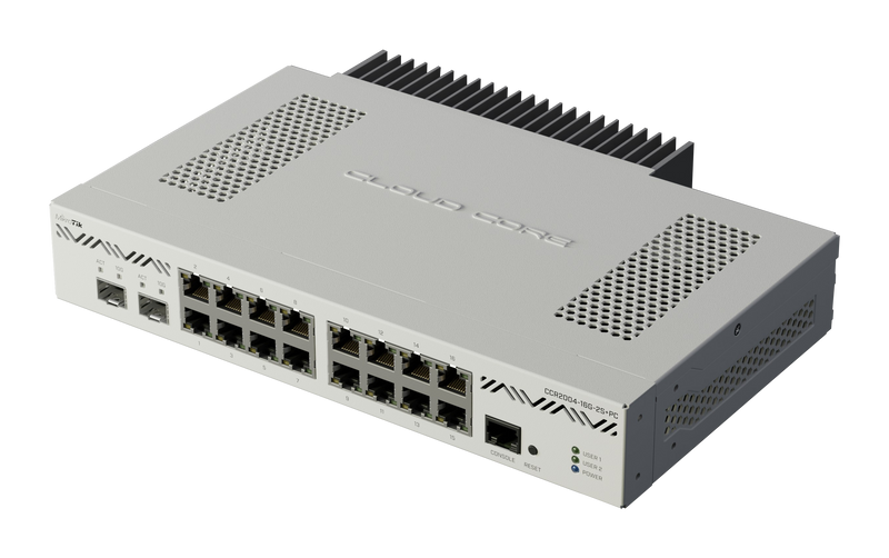 Mikrotik CCR2004-16G-2S+PC Ethernet Router 16x Gigabit Ethernet Ports, 2x10G SFP+ Cages