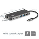 StarTech.com DKT30CSDHPD laptop dock/port replicator Wired USB 3.2 Gen 1 (3.1 Gen 1) Type-C Black, Gray