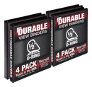 Samsill Durable ring binder Letter Black