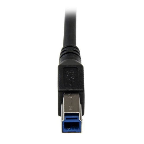 StarTech.com USB 3.0A - USB 3.0B, 1m USB cable USB 3.2 Gen 1 (3.1 Gen 1) 39.4" (1 m) USB A Micro-USB B Black