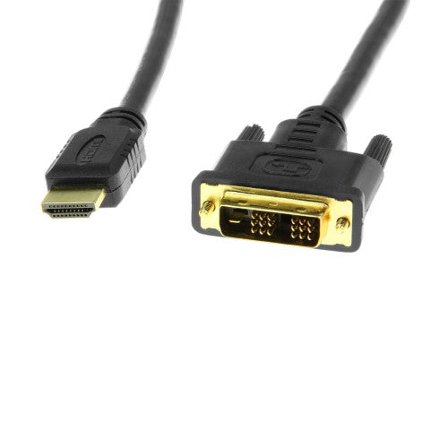 Rocstor Y10C124-B1 video cable adapter 70.9" (1.8 m) DVI-D HDMI Black