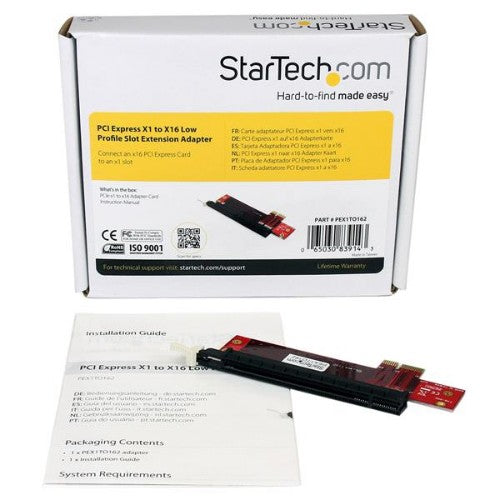 StarTech.com PEX1TO162 interface cards/adapter Internal PCIe