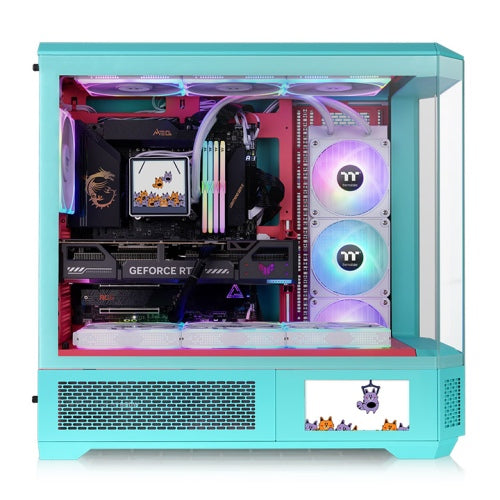 Thermaltake CA-11H-00FLWN-00 computer case Full Tower Mint color