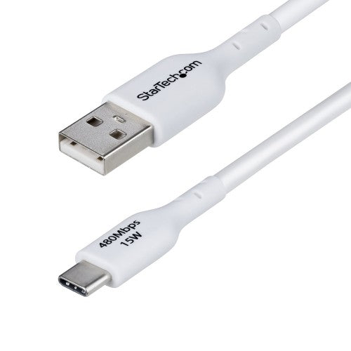 StarTech.com USB2AC10FWHE USB cable USB 2.0 122" (3.1 m) USB A USB C White